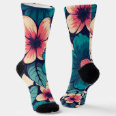 Tropical Flower Socken (Gewinkelt)