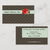 Tropical Flower Visitenkarte (Vorne/Hinten)