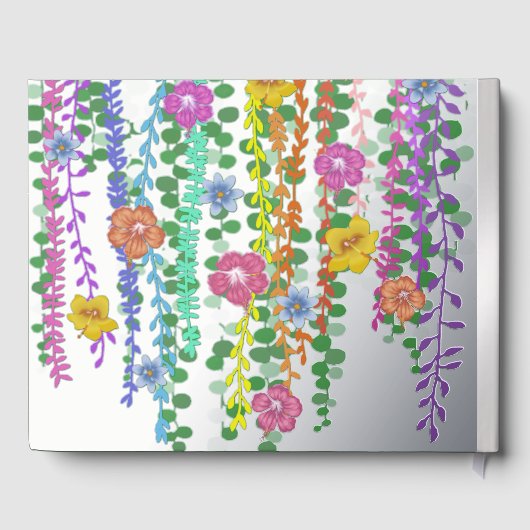 Tropical Flowers Gästebuch (Rückseite)