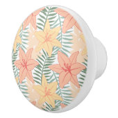 Tropical Flowers Keramikknauf (Rechts)