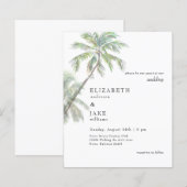 Tropical Foliage Budget Palm Tree II Hochzeit (Vorne/Hinten)