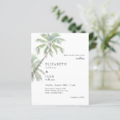 Tropical Foliage Budget Palm Tree II Hochzeit (Stehend Vorderseite)