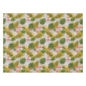 Tropical Foliage Garden Grau Tischdecke (Vorderseite (Horizontal))