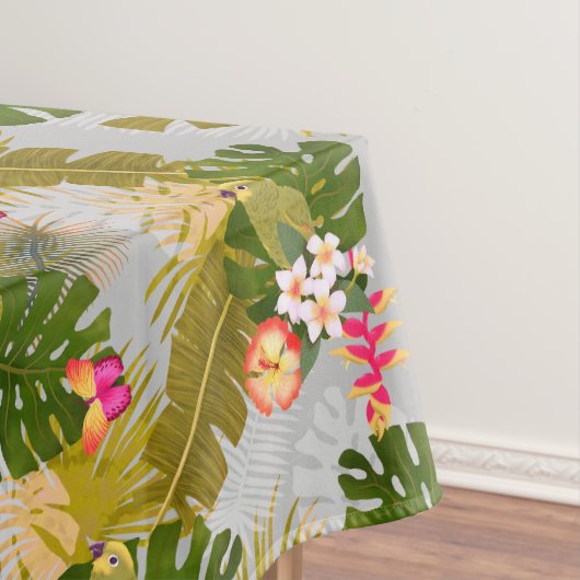 Tropical Foliage Garden Grau Tischdecke (Beispiel)