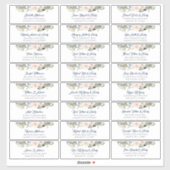 Tropical Foliage Guest Names Address Labels (Blatt)