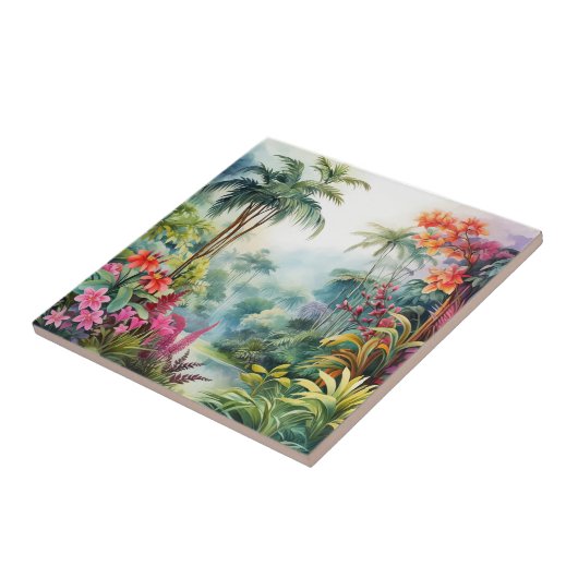 Tropical Forest Fliese (Seite)