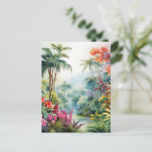 Tropical Forest Postkarte (Stehend Vorderseite)