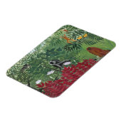 Tropical Forest with Monkeys, 1910 (Oil on Canvas) Magnet (Linke Seite)