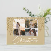 Tropical Foto Collage Weihnachten (Stehend Vorderseite)