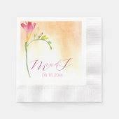 Tropical Freesia Serviette (Vorderseite)