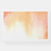 Tropical Freesia Wedding Gästebuch (Rückseite)