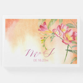 Tropical Freesia Wedding Gästebuch