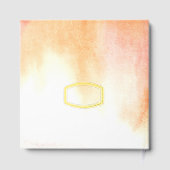 Tropical Freesia Wedding Gästebuch (Rückseite)