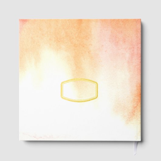 Tropical Freesia Wedding Gästebuch (Rückseite)