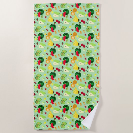 Tropical Frenzy Throw Blanket Strandtuch (Vorderseite)