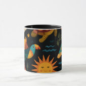 Tropical Friends Combo Mug Gift Tasse (Zentrum)