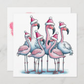 Tropical Frohe Weihnachtskarte Feiertagskarte (Vorne/Hinten)