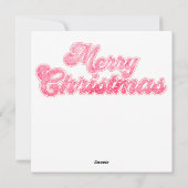 Tropical Frohe Weihnachtskarte Feiertagskarte (Rückseite)