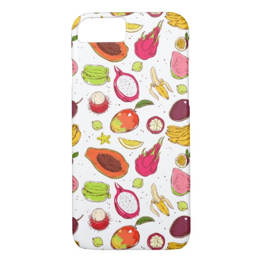 Tropical Frucht Pattern Case-Mate iPhone Hülle (Rückseite)