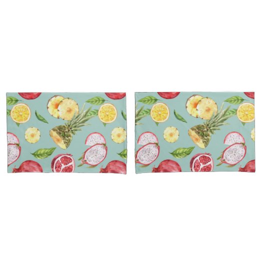 Tropical Frucht Pattern Kissenbezug (Vorderseite-Set)