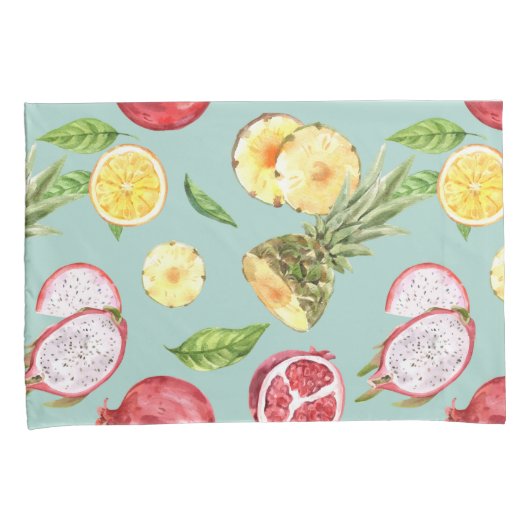 Tropical Frucht Pattern Kissenbezug (Vorderseite-Rechts)