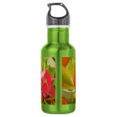 Tropical Fruit Aquarell Originale Malerei Trinkflasche (Rückseite)