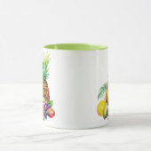 Tropical Fruit Collage Tasse (Zentrum)