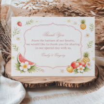 Tropical Fruit Floral Appreciation