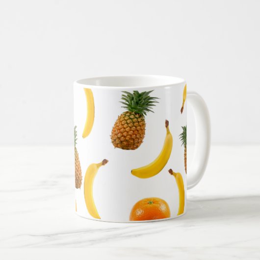 Tropical Fruit Mug Kaffeetasse (VorderseiteRechts)