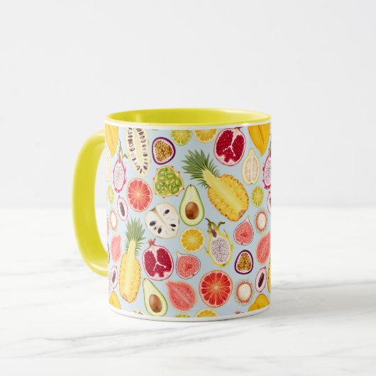 Tropical Fruit Mug Tasse (Vorderseite Links)