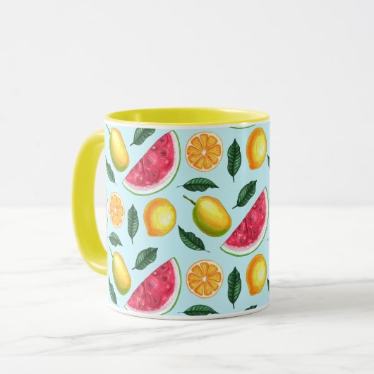 Tropical Fruit Mug Tasse (Vorderseite Links)