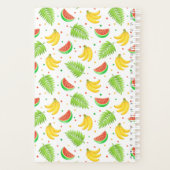 Tropical Fruit Polka Dot Muster Planer (Rückseite)