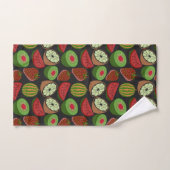 Tropical fruit seamless pattern colorful badhandtuch set (Handtuch)