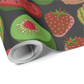 Tropical fruit seamless pattern colorful geschenkpapier (Rolleneckpunkt)
