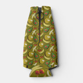 Tropical fruit seamless pattern yellow flaschenkühler (Rückseite)