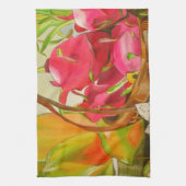 Tropical Fruit Wasserfarbe Original Kunst Stillleb Geschirrtuch (Vertikal)