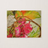 Tropical Fruit Wasserfarbe Original Kunst Stillleb Puzzle (Horizontal)