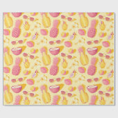 Tropical fruit wrapping paper geschenkpapier (Flach)