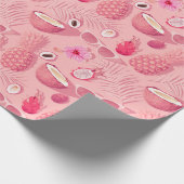 Tropical fruit wrapping paper geschenkpapier (Ecke)