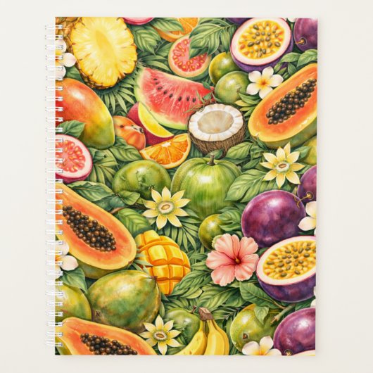 Tropical Fruits Planner Planer (Vorderseite)