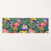 Tropical Garden Modern Expressionism Artwork Yogamatte (Vorderseite (Horizontal))