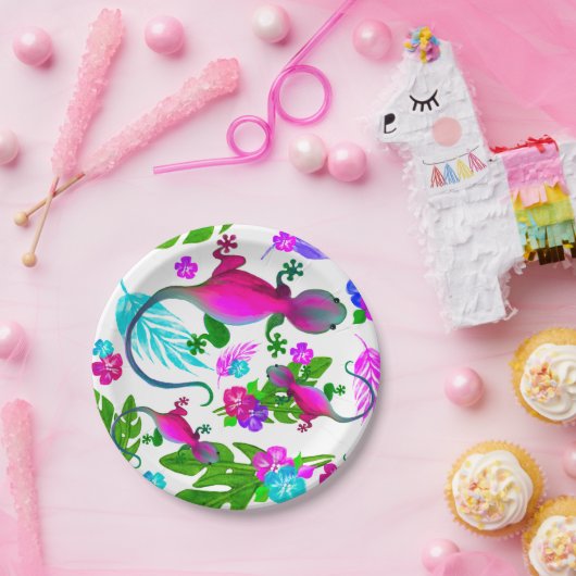 Tropical Geckos Paper Teller (Party)