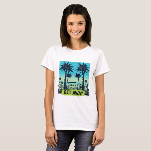 Tropical Get Away T-Shirt (Vorne ganz)