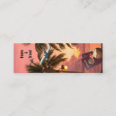 Tropical Getaway Bookmark Mini Visitenkarte (Vorderseite)