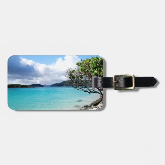 Tropical Getaway Gepäckanhänger (Vorderseite horizontal)