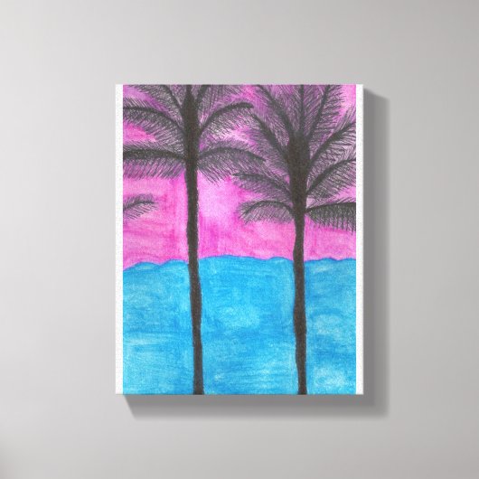 Tropical Getaway Leinwand Print (Vorderseite)