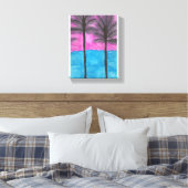 Tropical Getaway Leinwand Print (Insitu (Schlafzimmer))