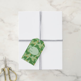 Tropical Gingko Leaf Muster Geschenkanhänger