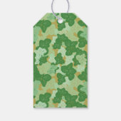Tropical Gingko Leaf Muster Geschenkanhänger (Rückseite)