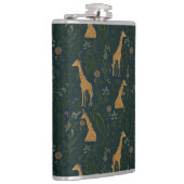 Tropical Giraffe Hangout Flachmann (Rechts)